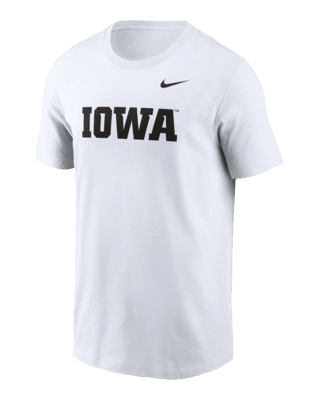 Мужская футболка Iowa Hawkeyes Primetime Wordmark Nike College