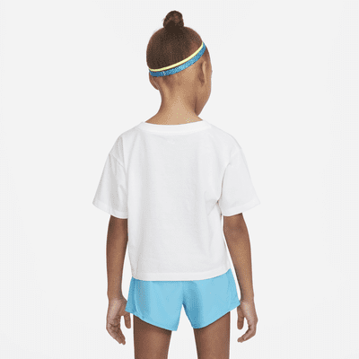 Playera de corte cuadrado con gráfico Create para niños talla pequeña Nike Kids