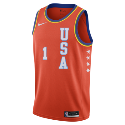 Zion Williamson All-Star USA 'Rising Stars' Nike NBA Swingman Jersey