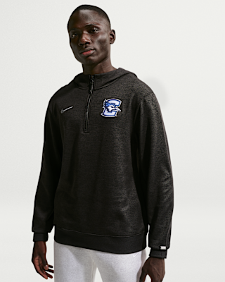 Мужское худи Creighton Bluejays Nike NCAA Basketball Coaches' Pullover Hoodie для баскетбола