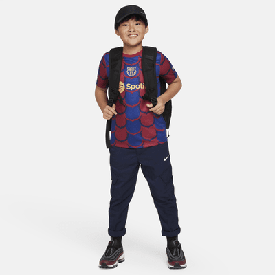 FC Barcelona Academy Pro Big Kids' Nike Dri-FIT Soccer Pre-Match Top