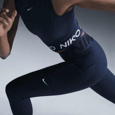 Leggings tiro alto de 7/8 con bolsillos para mujer Nike Pro Sculpt