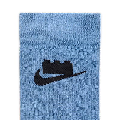 Nike x LEGO® 系列 Everyday Essentials 中筒襪 (3 雙)