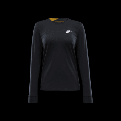 Playera de manga larga para mujer Nike Sportswear Club