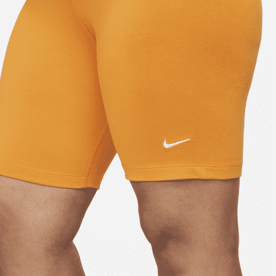 orange nike biker shorts