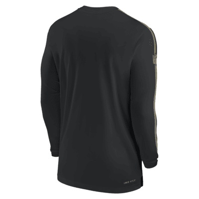 New Orleans Saints Sideline Coach Men's Nike Dri-FIT NFL Long-Sleeve Top