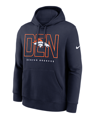 Мужское худи Denver Broncos Busted Play Club Nike NFL Pullover Hoodie