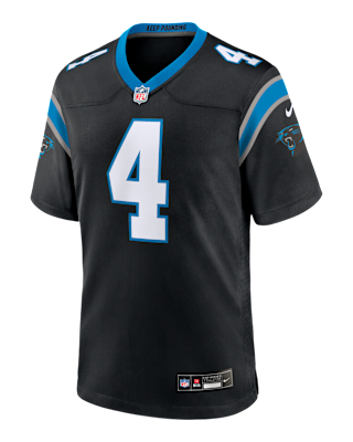 Мужские джерси Tetairoa McMillan Carolina Panthers 2025 NFL Draft First Round Pick Nike NFL Game Jersey