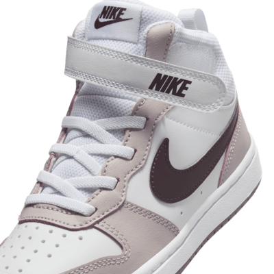 Nike Court Borough Mid 2 Kleuterschoenen