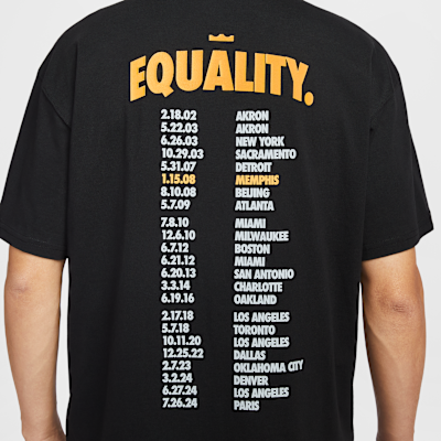 レブロン "Honor the King" ナイキ メンズ バスケットボール Tシャツ