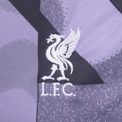 Maglia da calcio pre-partita Nike Dri-FIT Liverpool FC Academy Pro da donna – Terza