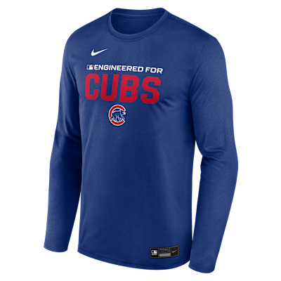 Chicago Cubs Authentic Collection Team Issue Men's Nike Dri-FIT MLB Long-Sleeve T-Shirt
