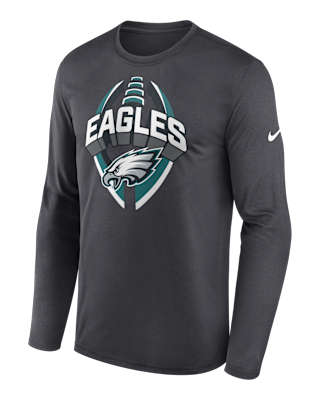 Мужская футболка Philadelphia Eagles Legend Icon Nike Dri-FIT NFL Long-Sleeve