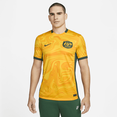 Australia 2023 Stadium Home Men's Nike Dri-FIT Football Shirt. Nike SG