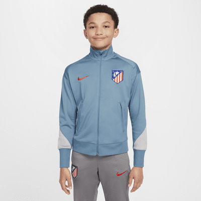 Atlético Madrid Strike Nike Dri-FIT Fußball-Trainingsanzug aus Strickmaterial (ältere Kinder)