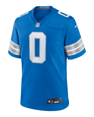 Мужские джерси Terrion Arnold Detroit Lions Nike NFL Game Football Jersey для футбола