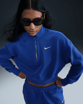 Женский свитшот Nike Sportswear Phoenix Fleece 1/2-Zip Cropped