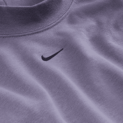 Nike Sportswear Chill Terry kerek nyakkivágású, rövidített, francia frottír női felsőrész