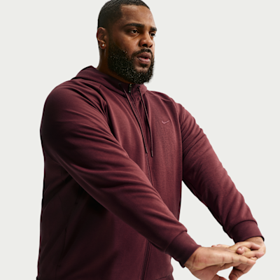 Nike Primary Fleece UV Performance Hoodie mit durchgehendem Reißverschluss und Dri-FIT-Technologie (Herren)