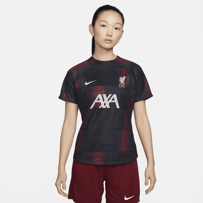 Liverpool F.C. Academy Pro Women's Nike Dri-FIT Football Pre-Match Short-Sleeve Top