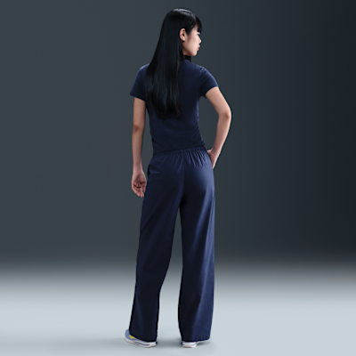 Nike Sportswear Chill Poplin Women's High-Waisted Loose Open-Hem Trousers
