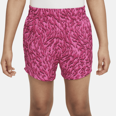 Shorts de tejido Woven de tiro alto para niña talla grande Nike One