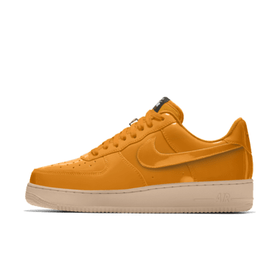 фото Мужские кроссовки с индивидуальным дизайном nike air force 1 low unlocked - оранжевый