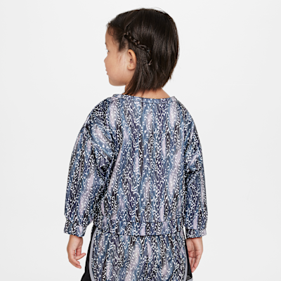 Sudadera de cuello redondo infantil Nike Icon Clash