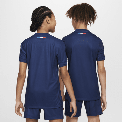 Jersey de fútbol Nike Dri-FIT Replica del Paris Saint-Germain local 2024/25 Stadium para niños talla grande