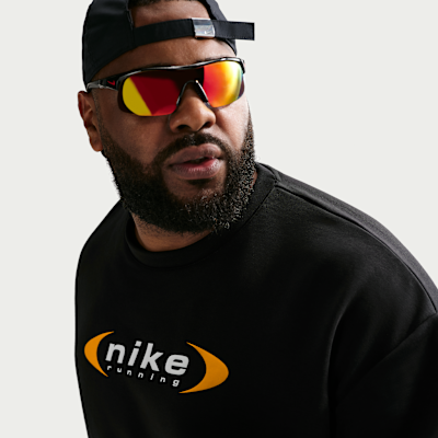 Sudadera de correr de cuello redondo Dri-FIT para hombre Nike Retro