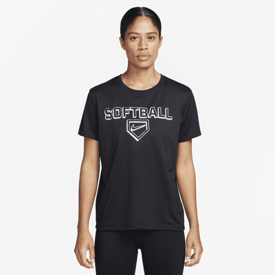 Playera de softball para mujer Nike Dri-FIT