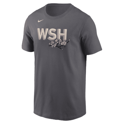 Toddler Washington Nationals Nike Gray 2022 City Connect Wordmark T-Shirt