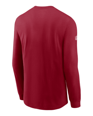 San Francisco 49ers Nike NFL On Field Apparel Dri-Fit Long Sleeve Shirt  Men's White M