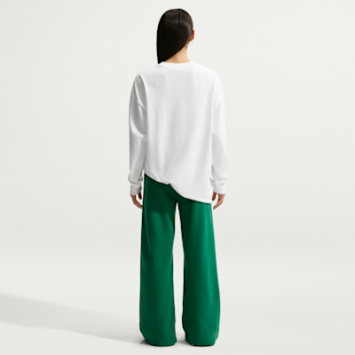 Nike Sportswear Club Fleece Women's Mid-Rise Wide-Leg Sweatpants