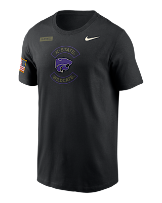 Мужская футболка Kansas State Wildcats Team Issue Nike Dri-FIT