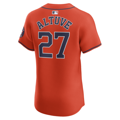 José Altuve Houston Astros Men's Nike Dri-FIT ADV MLB Elite Jersey