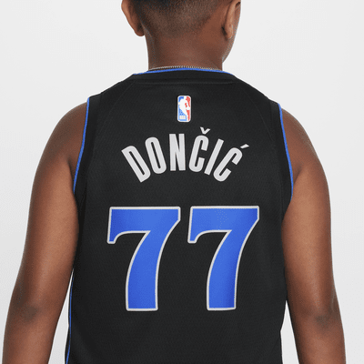 Dres Nike Dri-FIT NBA Swingman Luka Dončić Dallas Mavericks City Edition 2023/24 pro větší děti