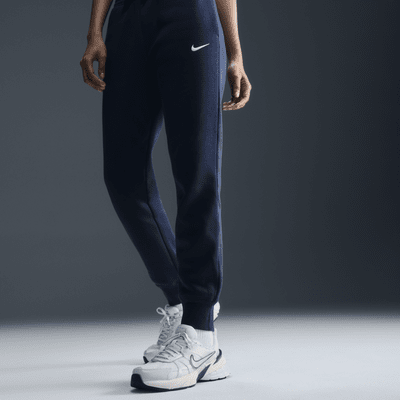 Pants de entrenamiento de tiro medio para mujer Nike Sportswear Phoenix Fleece