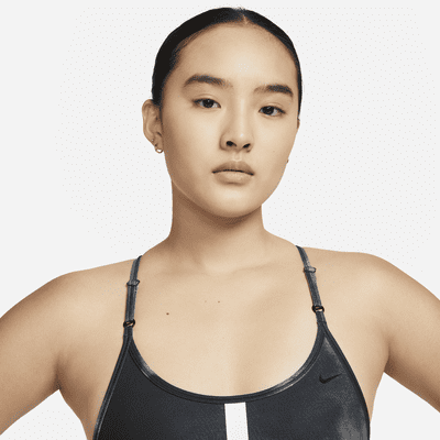 Nike Indy Women's Light-Support Padded All-Over Print Sports Bra