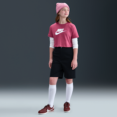Nike Sportswear Big Kids' (Girls') Cropped T-Shirt