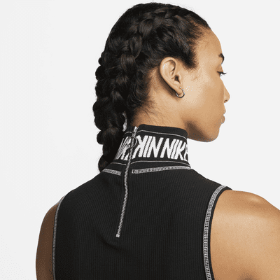 Vestido de cuello alto sin mangas para mujer Nike Sportswear 