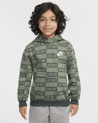 Детское худи Nike Sportswear Textured Club Little Kids' Fleece Pullover Hoodie