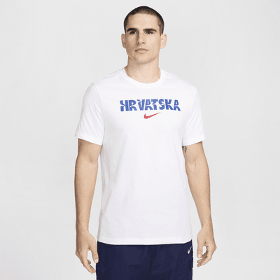 Ανδρικό ποδοσφαιρικό T-Shirt Nike Κροατία Crest