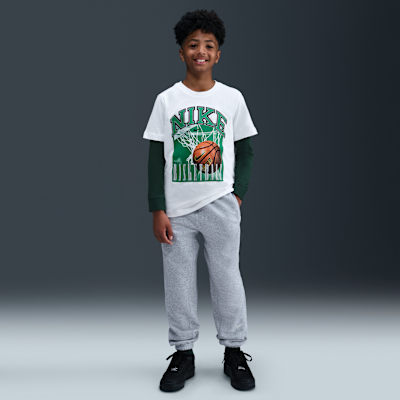 Playera para niños talla grande Nike Sportswear