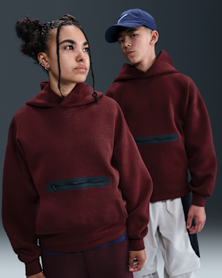 Детское худи Nike Sportswear Tech Fleece Big Kids' (Boys') Oversized Pullover Hoodie