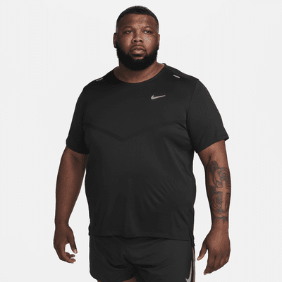 Kortærmet Nike Rise 365 Dri-FIT-løbeoverdel til mænd