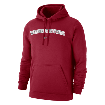 nike red just do it hoodie