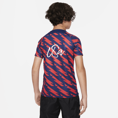 Playera de fútbol Nike Dri-FIT para niños talla grande U.S. Academy Pro ...