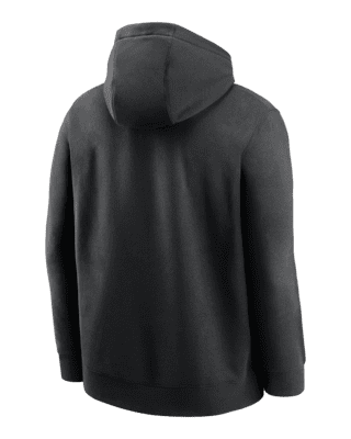 Men's Nike Black Philadelphia Eagles Sideline Club Fleece Pullover Hoodie