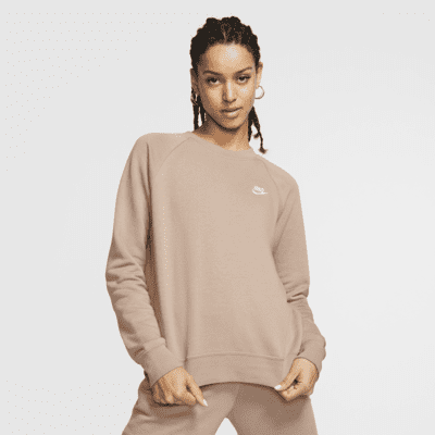 Nike Sportswear Essential Fleece-Rundhalsshirt für Damen